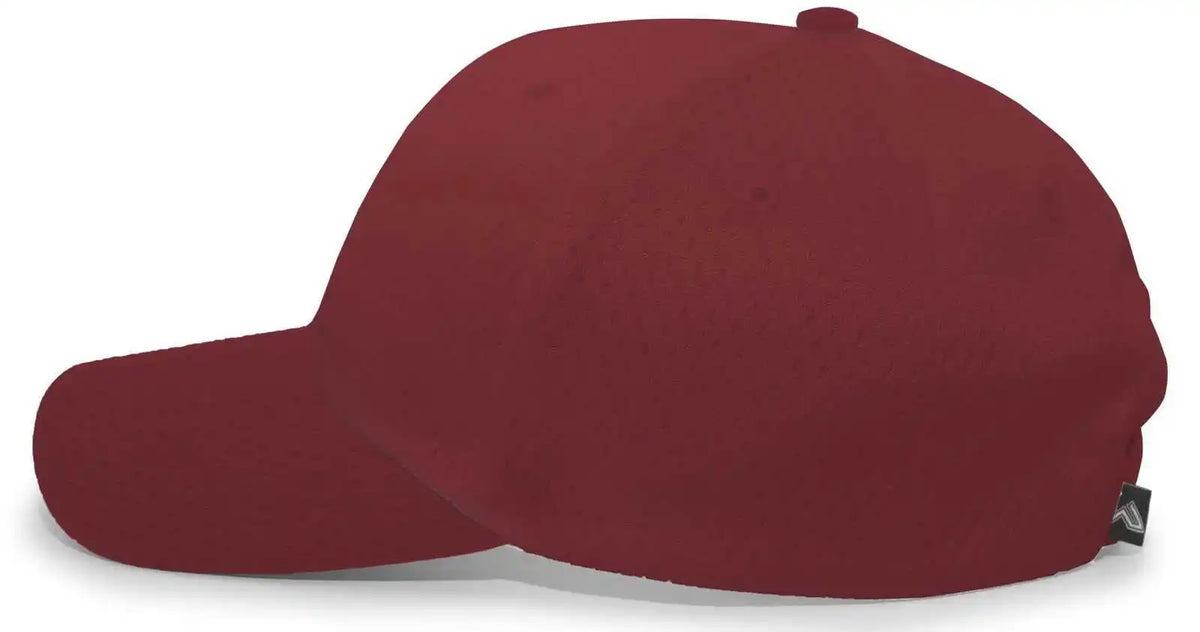 Pacific Headwear 805m Coolport Mesh Hook-and-loop Cap - Maroon