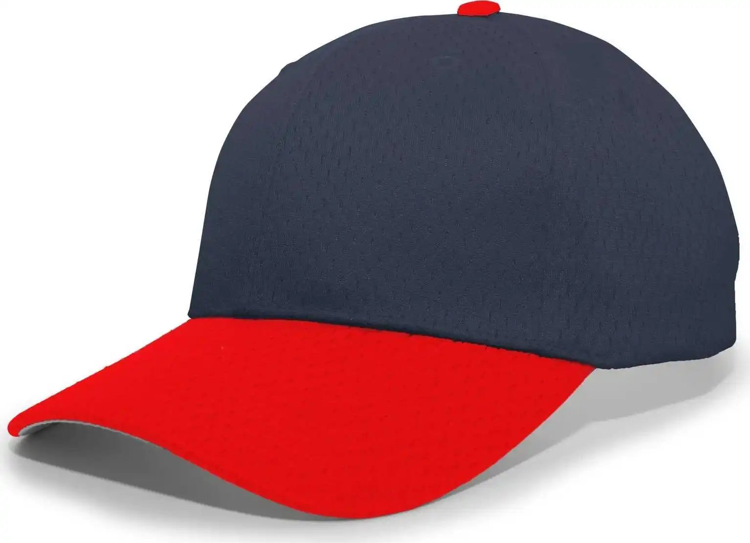 Pacific Headwear 805m Coolport Mesh Hook-and-loop Cap - Navy Red - 6 1/2’’ - 7’’