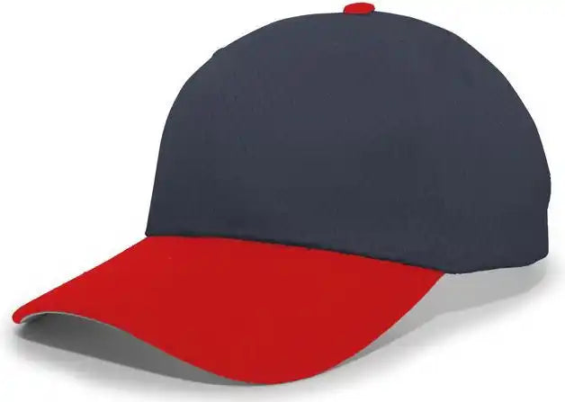 Pacific Headwear 805m Coolport Mesh Hook-and-loop Cap - Navy Red - 6 1/2’’ - 7’’