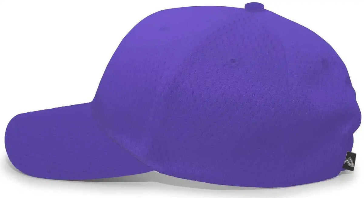 Pacific Headwear 805m Coolport Mesh Hook-and-loop Cap - Purple