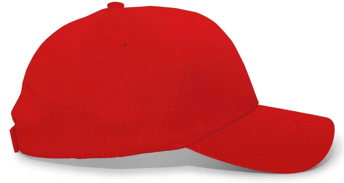 Pacific Headwear 805m Coolport Mesh Hook-and-loop Cap - Red