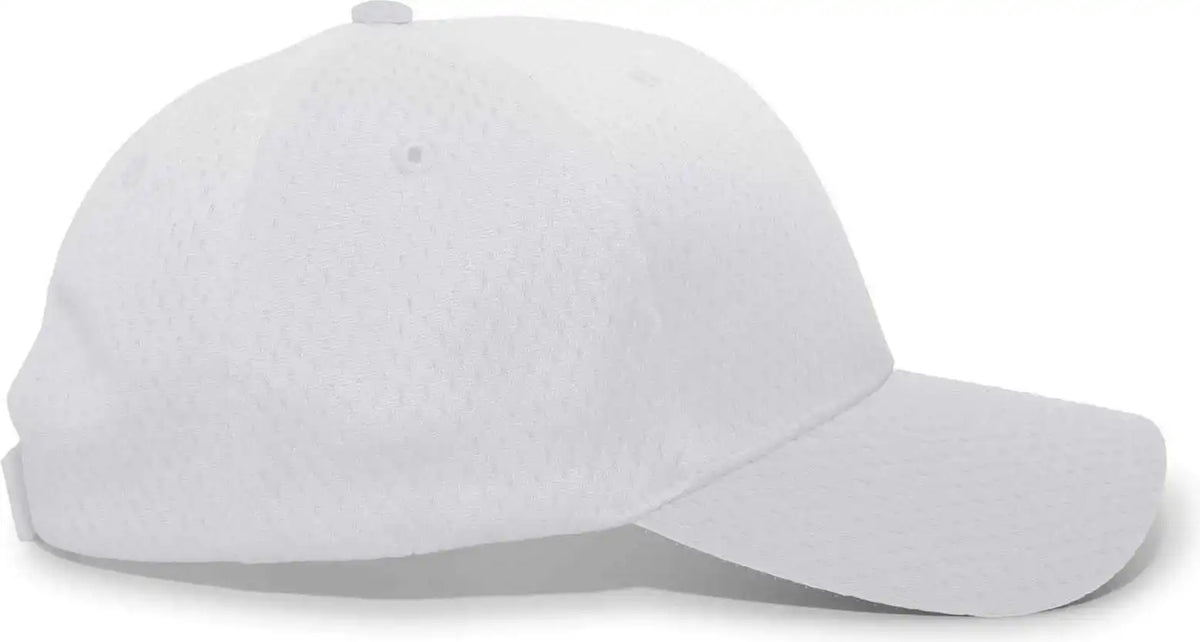 Pacific Headwear 805m Coolport Mesh Hook and Loop Cap Silver