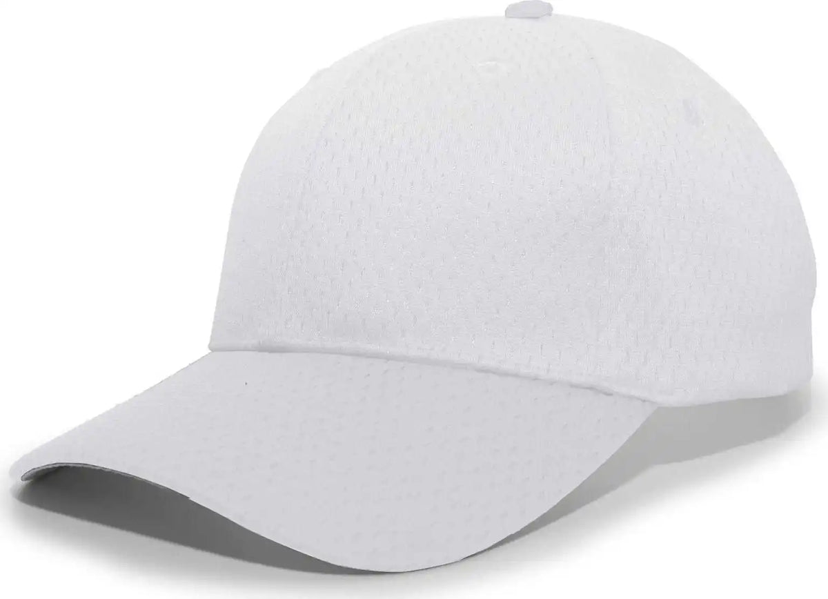 Pacific Headwear 805m Coolport Mesh Hook and Loop Cap Silver Light Gray / 6 1/2’’ 7’’