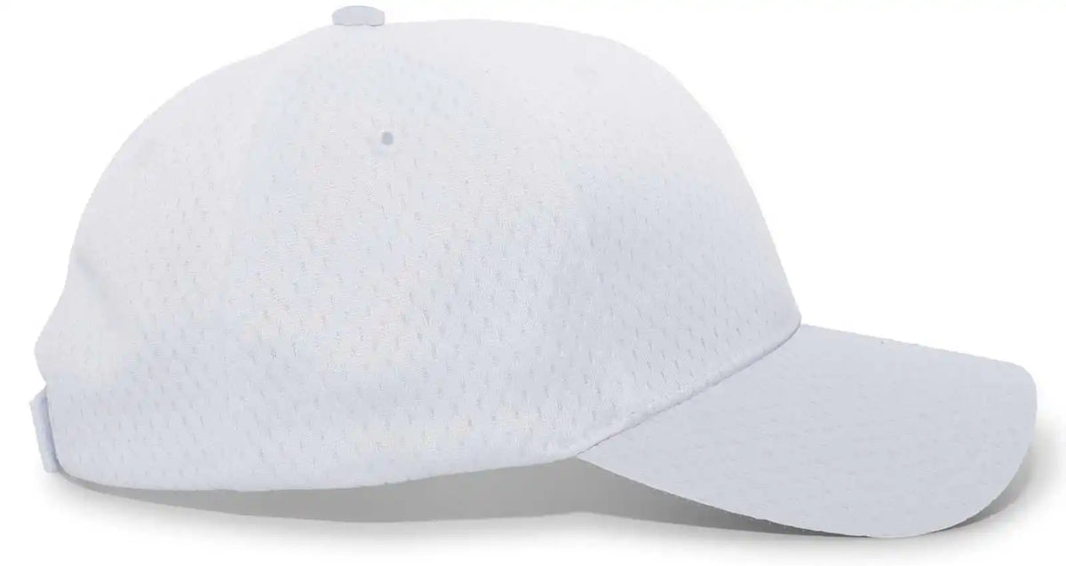 Pacific Headwear 805m Coolport Mesh Hook-and-loop Cap - White