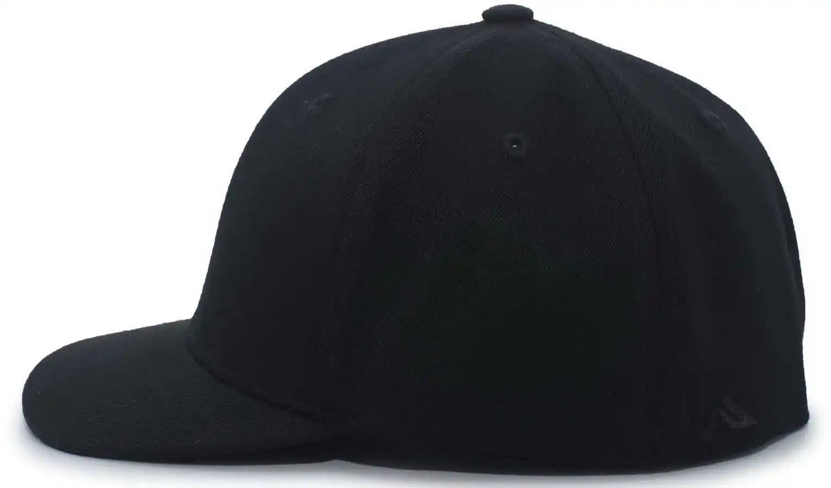 Pacific Headwear 855u Pro-wool Combo Cap Flexfit - Black