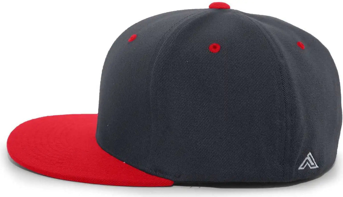 Pacific Headwear 8d5 A/c Performance D-series Flexfit Cap - Navy Red