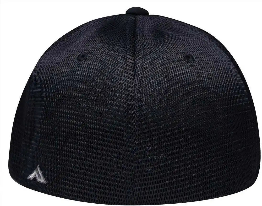 Pacific Headwear Es341 Premium M2 Performance Trucker Flexfit Cap Navy
