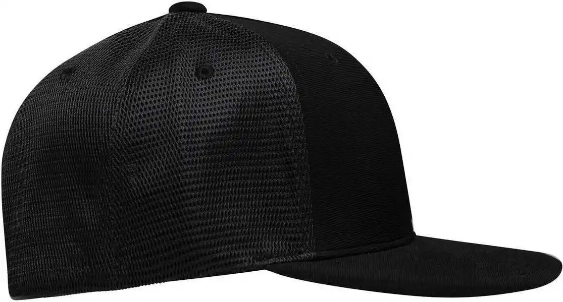 Pacific Headwear Es341 Premium M2 Performance Trucker Flexfit Cap Black