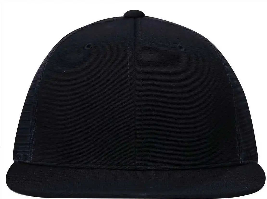 Pacific Headwear Es341 Premium M2 Performance Trucker Flexfit Cap Navy