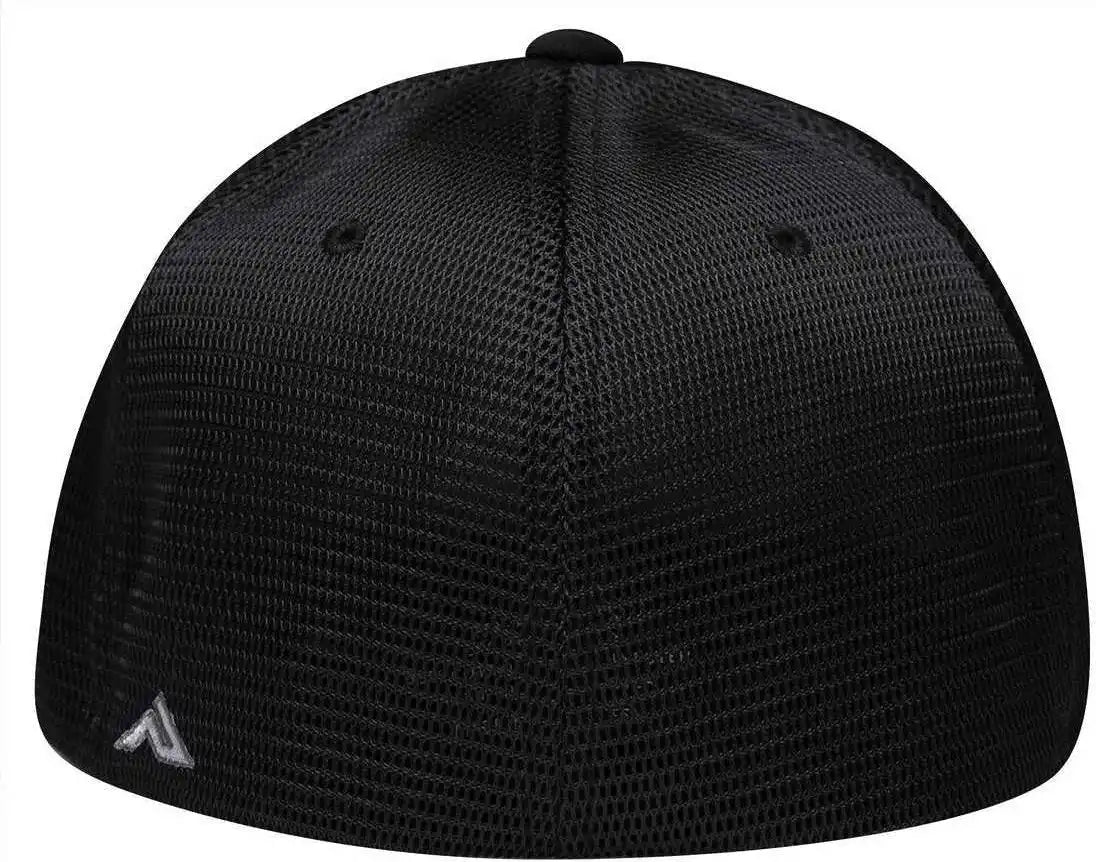 Pacific Headwear Es341 Premium M2 Performance Trucker Flexfit Cap Black