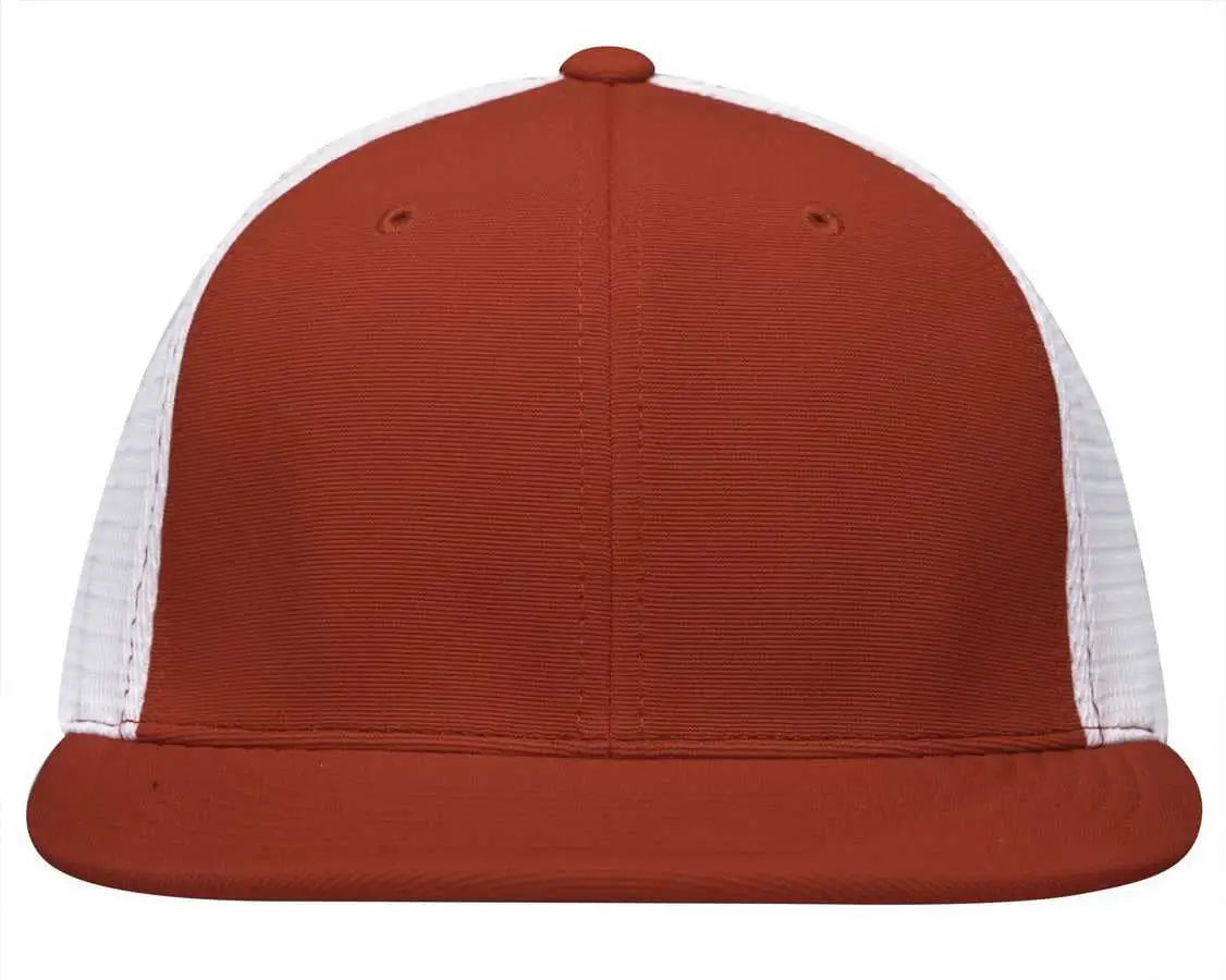 Pacific Headwear Es341 Premium M2 Performance Trucker Flexfit Cap - Red White