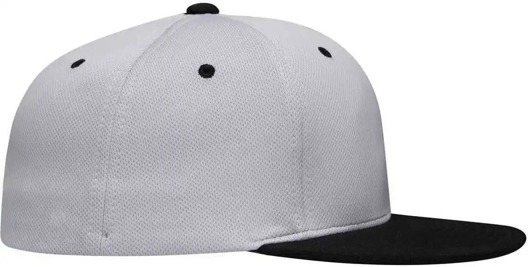Pacific Headwear Es342 Premium P-tec Flexfit Cap - Silver Black
