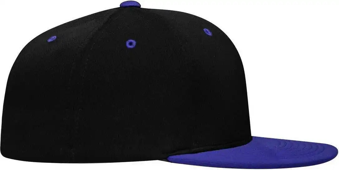 Pacific Headwear Es342 Premium p Tec Performance Flexfit Cap Black Royal