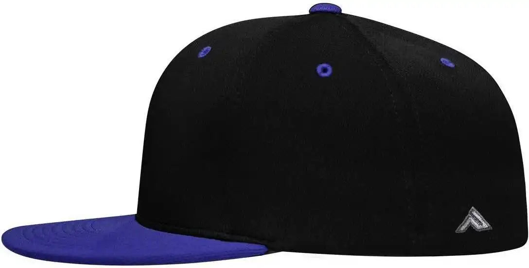 Pacific Headwear Es342 Premium p Tec Performance Flexfit Cap Black Royal