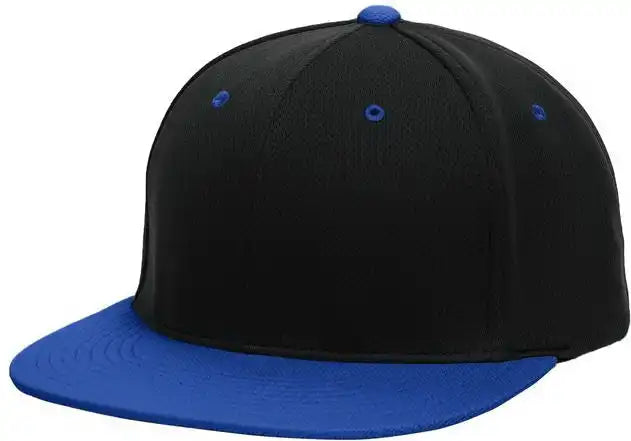 Pacific Headwear Es342 Premium P-tec Performance Flexfit Cap - Black Royal - 6 3/8’’ - 7/8’’