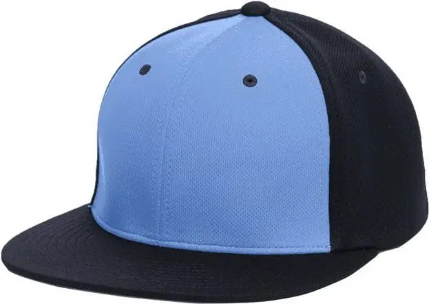 Pacific Headwear Es342 Premium P-tec Performance Flexfit Cap - Columbia Blue Navy