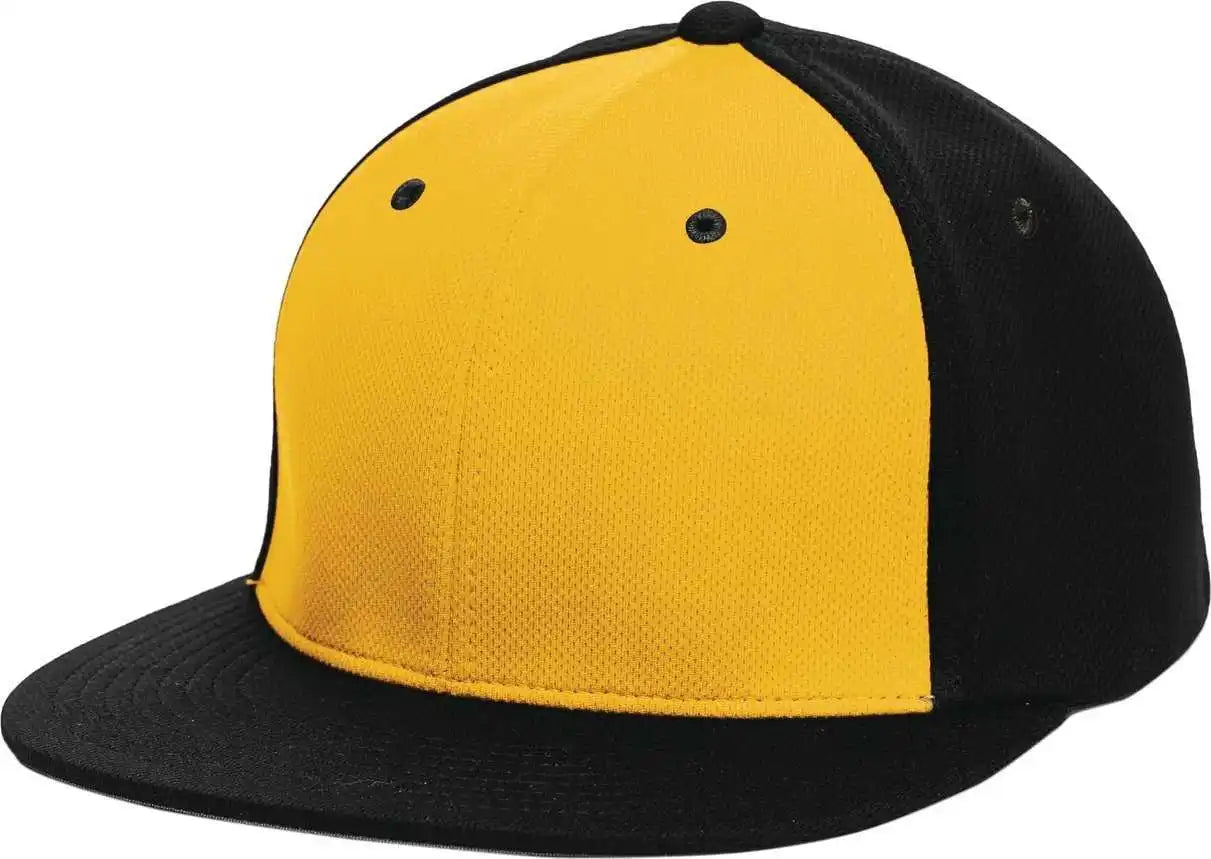 Pacific Headwear Es342 Premium P-tec Performance Flexfit Cap - Gold Black - 6 3/8’’ - 7/8’’
