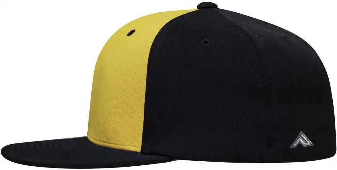 Pacific Headwear Es342 Premium P-tec Performance Flexfit Cap - Gold Navy
