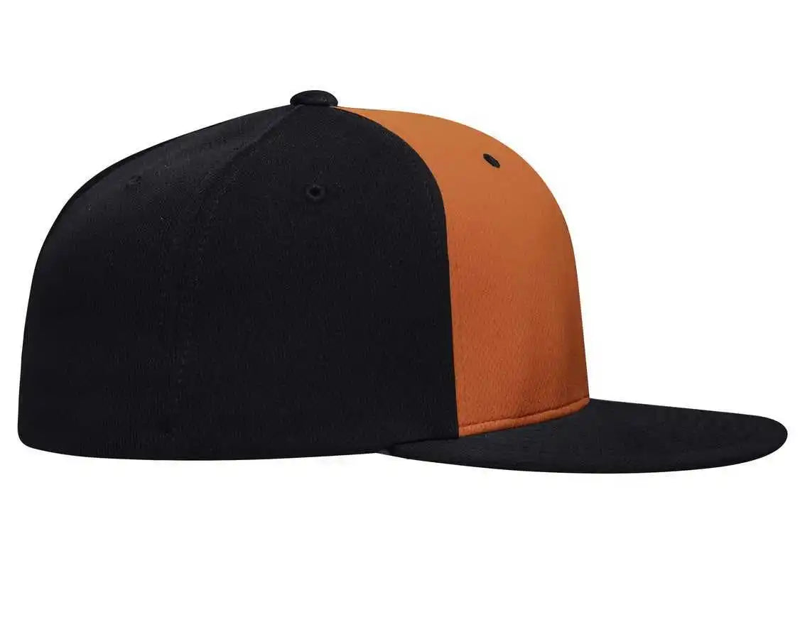 Pacific Headwear Es342 Premium P-tec Performance Flexfit Cap - Orange Navy