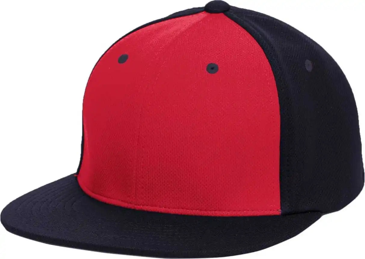 Pacific Headwear Es342 Premium P-tec Performance Flexfit Cap - Red Navy - 6 3/8’’ - 7/8’’