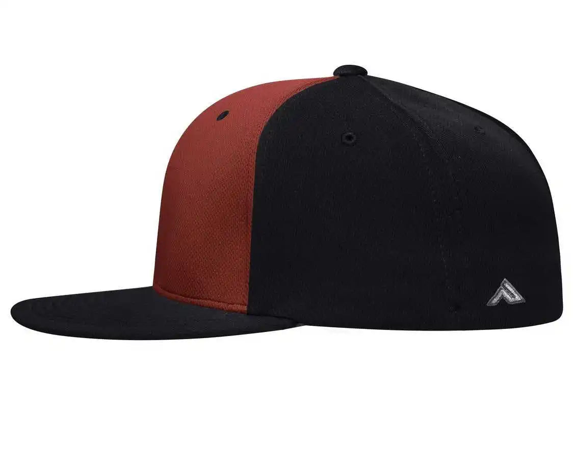 Pacific Headwear Es342 Premium P-tec Performance Flexfit Cap - Red Navy