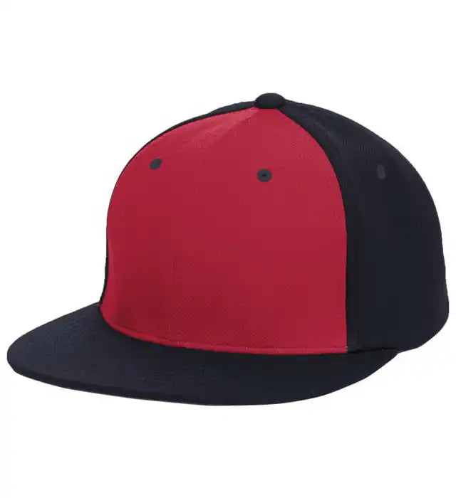 Pacific Headwear Es342 Premium P-tec Performance Flexfit Cap - Red Navy
