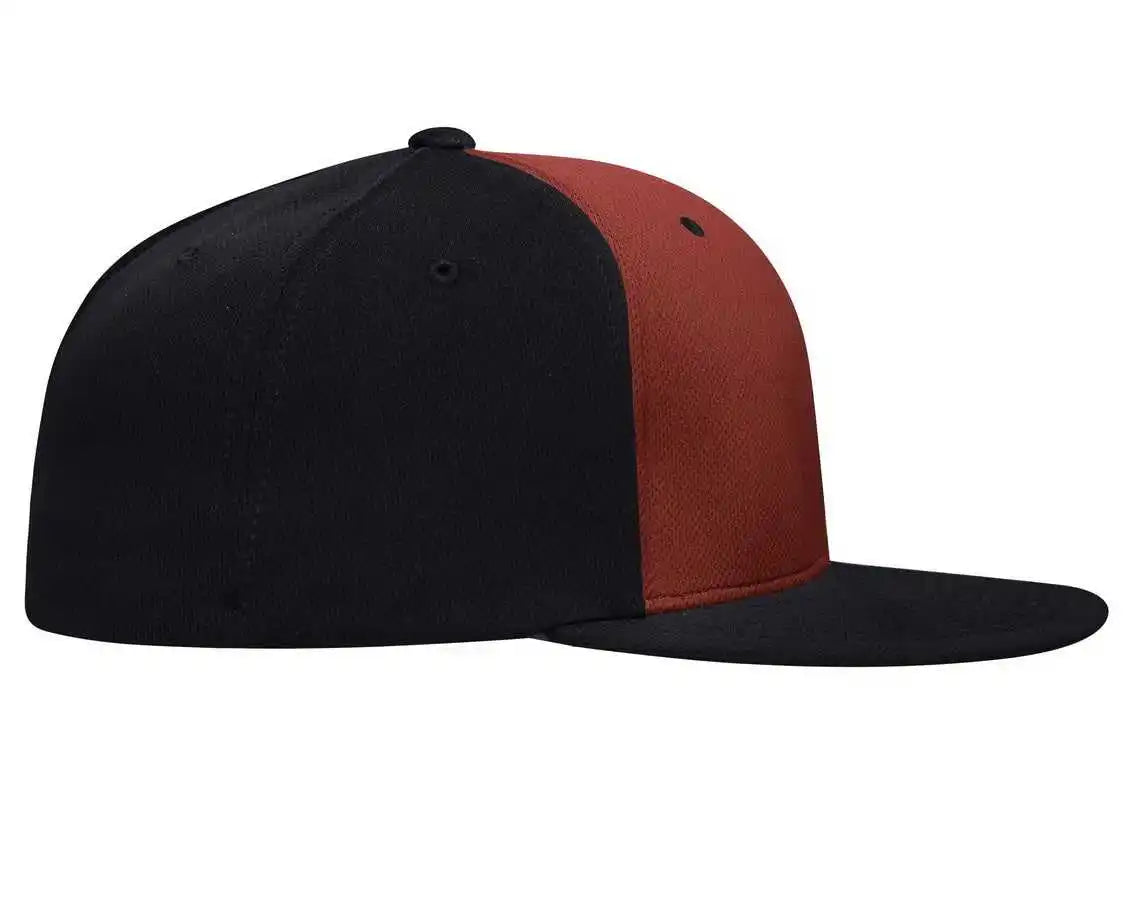 Pacific Headwear Es342 Premium P-tec Performance Flexfit Cap - Red Navy