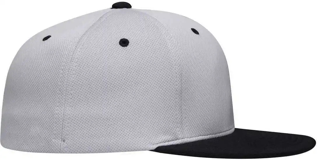 Pacific Headwear Es342 Premium p Tec Performance Flexfit Cap Silver Navy