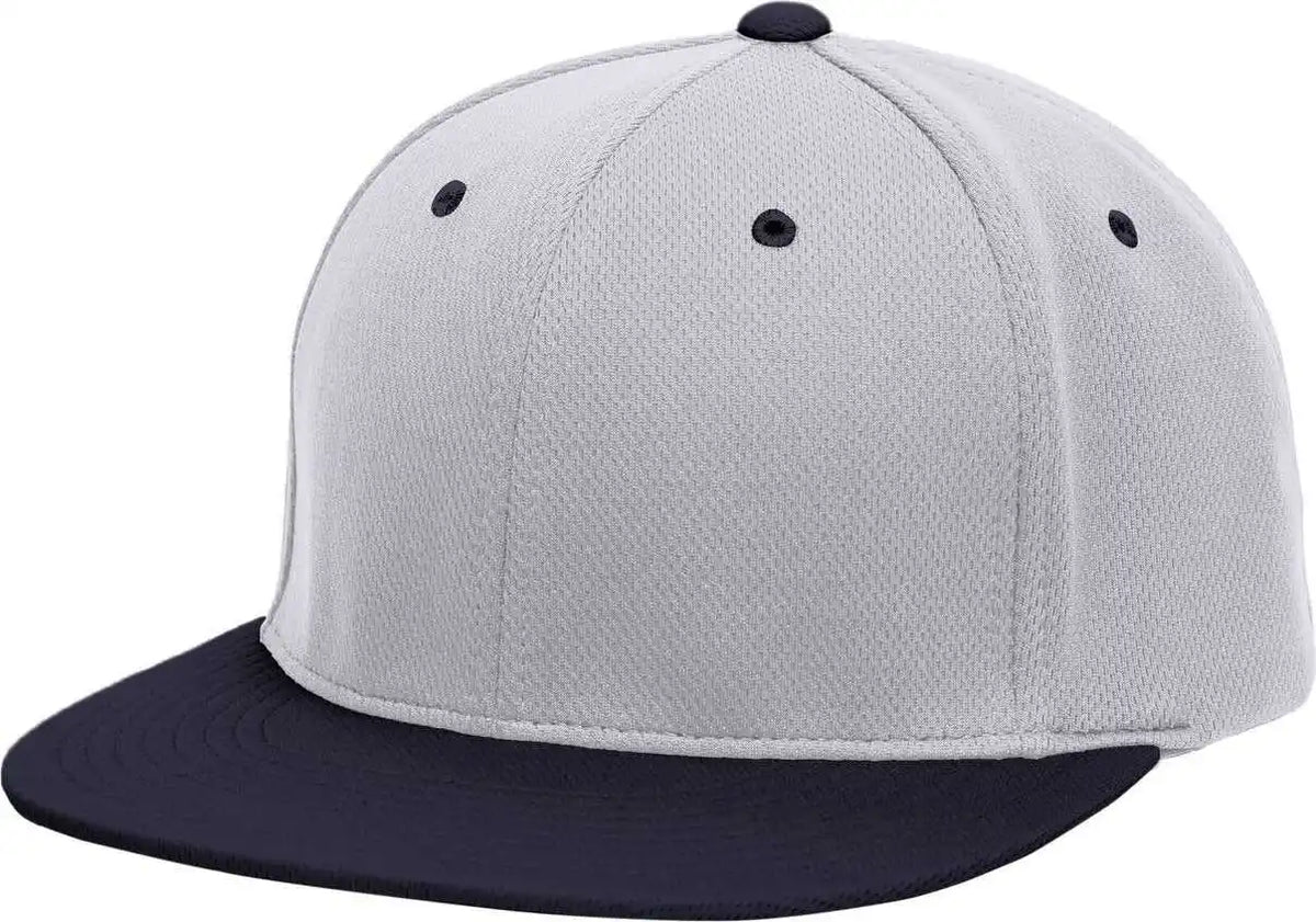 Pacific Headwear Es342 Premium p Tec Performance Flexfit Cap Silver Navy Light Gray / 6 3/8’’ 7/8’’