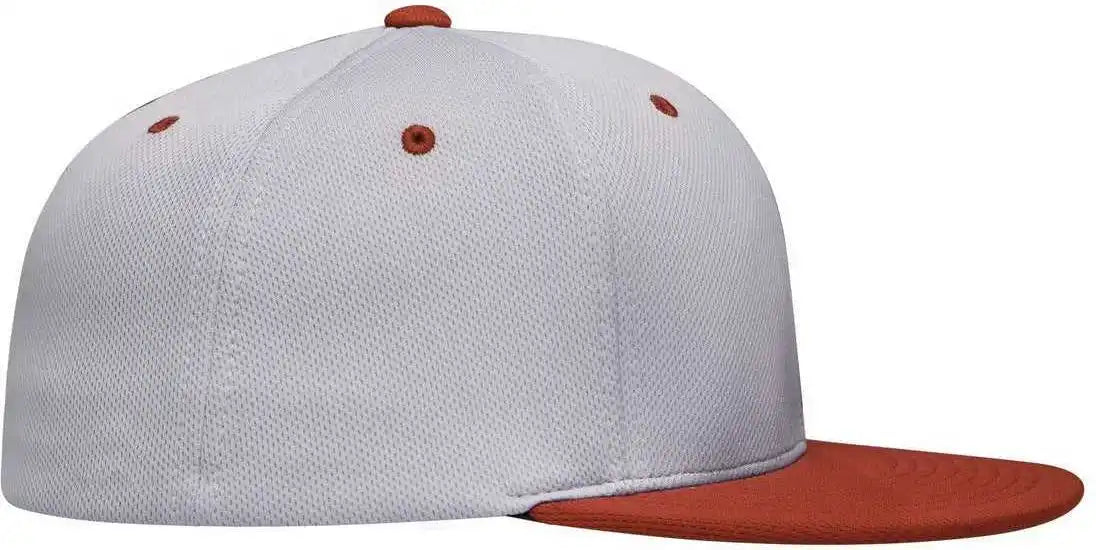 Pacific Headwear Es342 Premium p Tec Performance Flexfit Cap Silver Red