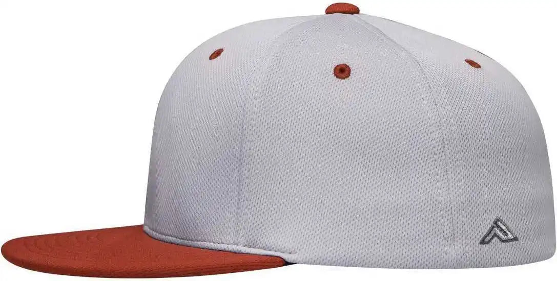 Pacific Headwear Es342 Premium p Tec Performance Flexfit Cap Silver Red