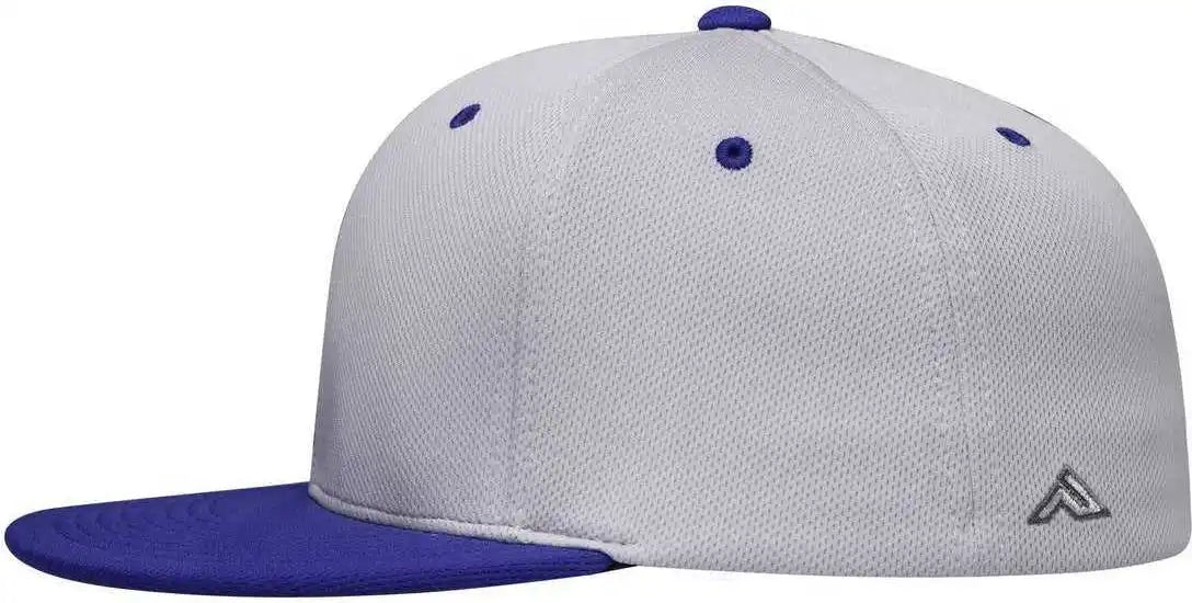 Pacific Headwear Es342 Premium p Tec Performance Flexfit Cap Silver Royal