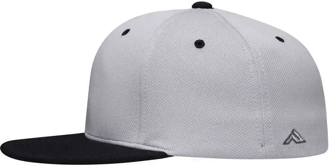 Pacific Headwear Es342 Premium p Tec Performance Flexfit Cap Silver Navy