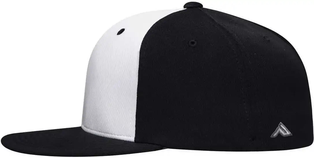 Pacific Headwear Es342 Premium p Tec Performance Flexfit Cap White Navy