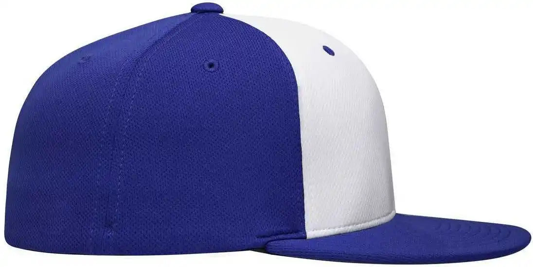 Pacific Headwear Es342 Premium P-tec Performance Flexfit Cap - White Royal