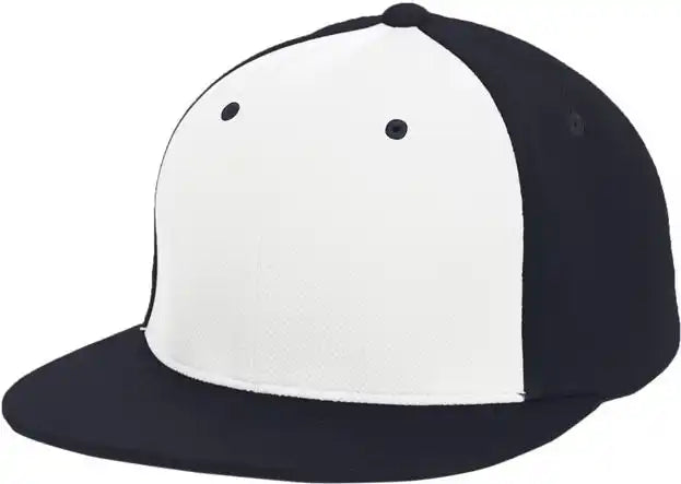 Pacific Headwear Es342 Premium P-tec Performance Flexfit Cap - White Navy - 6 3/8’’ - 7/8’’
