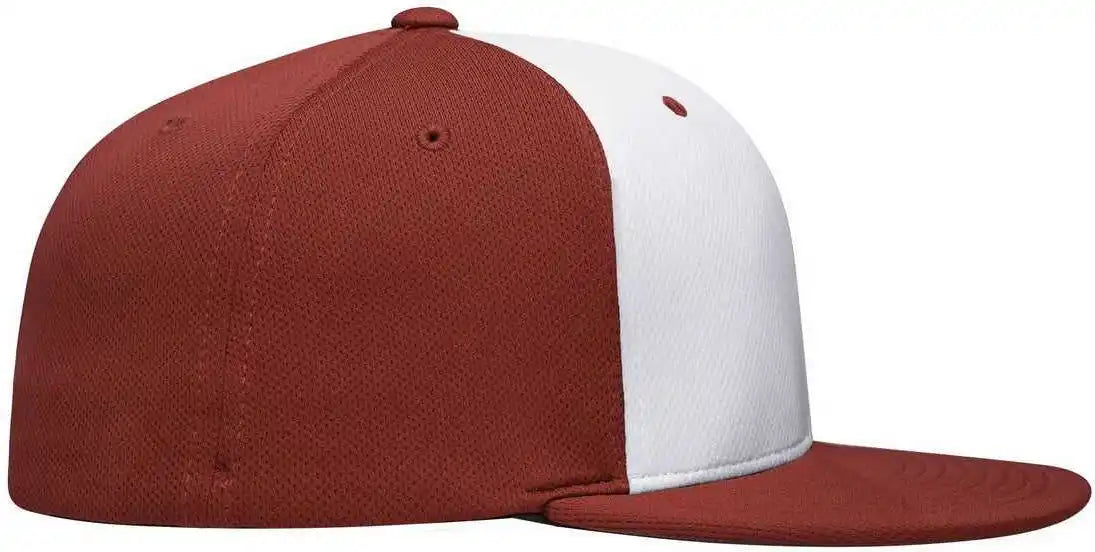 Pacific Headwear Es342 Premium P-tec Performance Flexfit Cap - White Red