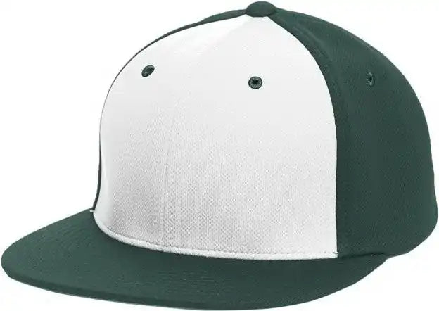 Pacific Headwear Es342 Premium P-tec Performance Flexfit Cap - White Dark Green - Forest / 6 3/8’’ - 7/8’’