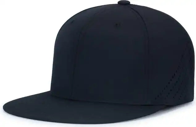 Pacific Headwear Es471 Premium Lightweight Perforated Pacflex Coolcore Cap Black