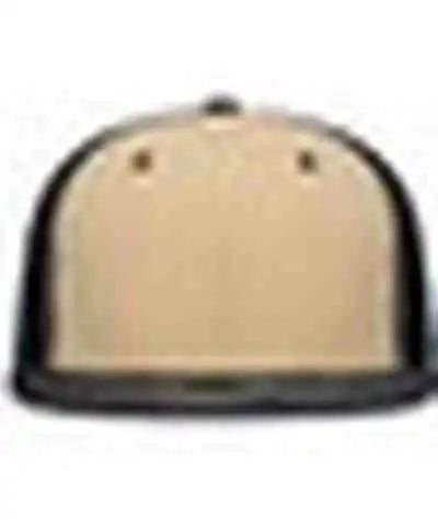 Pacific Headwear Es471 Premium Lightweight Perforated Pacflex Coolcore Cap - Vegas Black - Gold / 6 1/2’’ 7’’