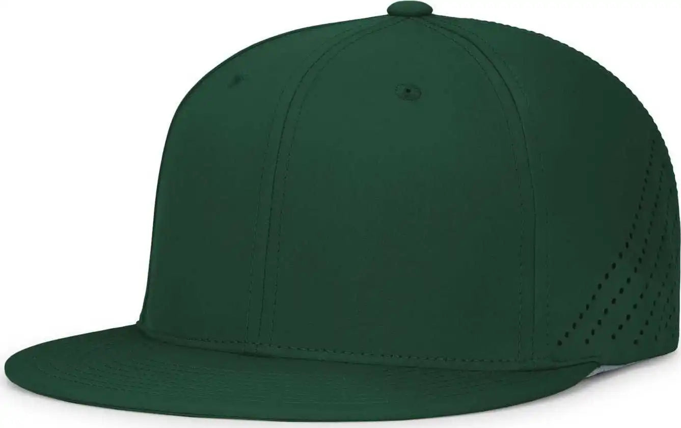 Pacific Headwear Es471 Premium Lightweight Perforated Pacflex Coolcore Cap - Dark Green - Forest / 6 1/2’’ 7’’