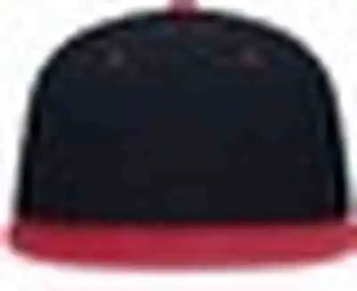 Pacific Headwear Es471 Premium Lightweight Perforated Pacflex Coolcore Cap - Black Red - 6 1/2’’ 7’’