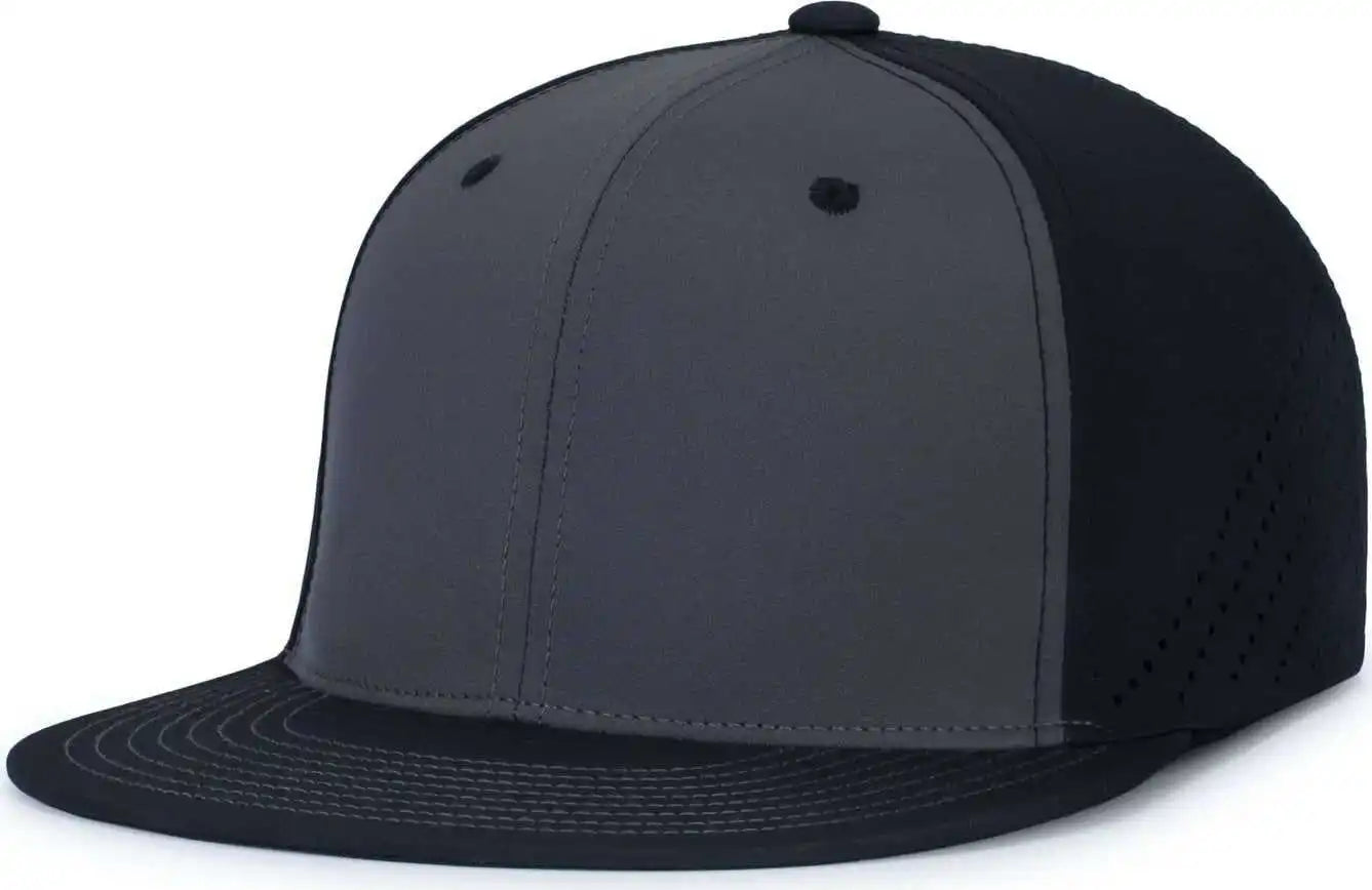 Pacific Headwear Es471 Premium Lightweight Perforated Pacflex Coolcore Cap - Graphite Black - Dark Gray / 6 1/2’’ 7’’