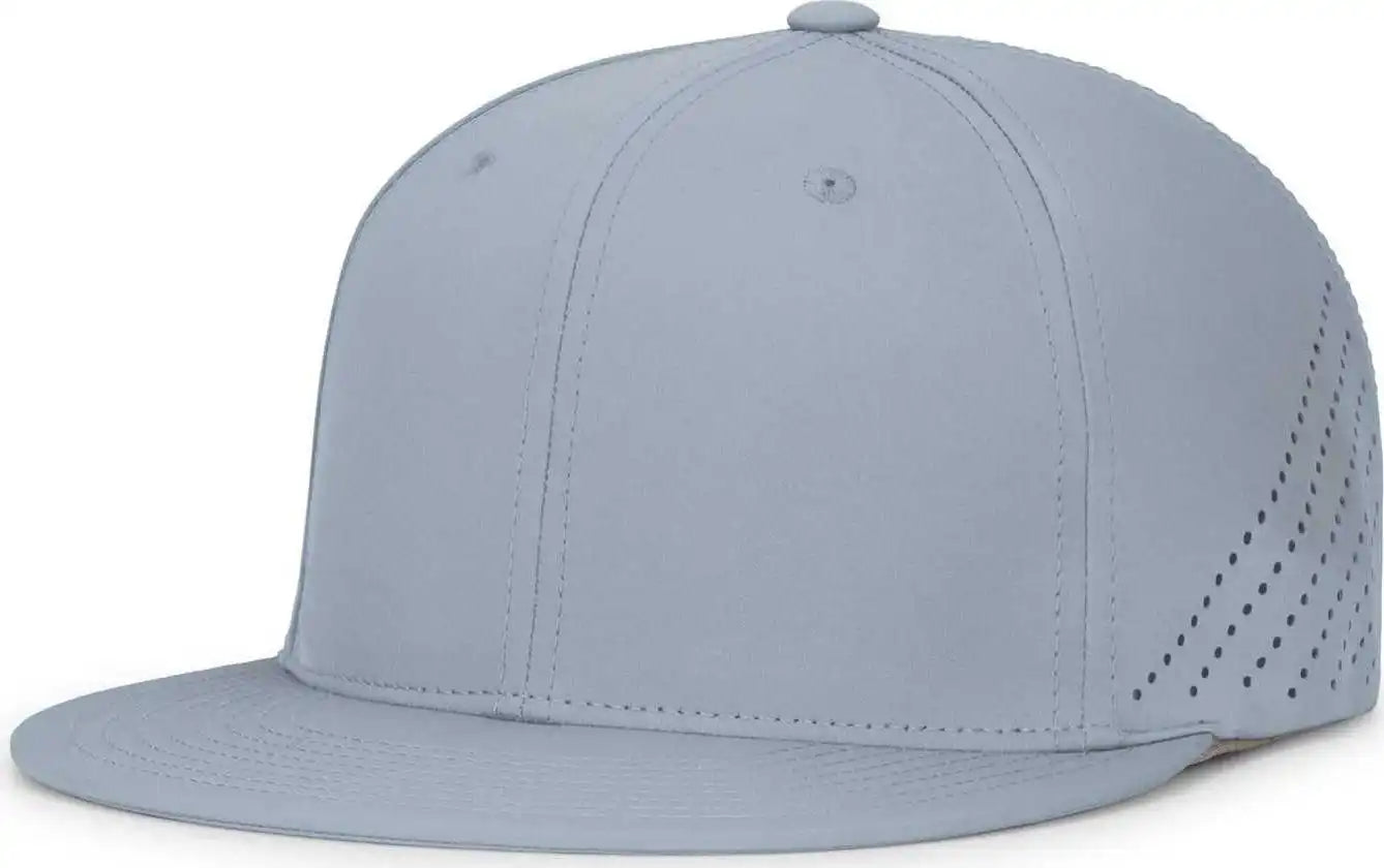 Pacific Headwear Es471 Premium Lightweight Perforated Pacflex Coolcore Cap - Silver - Gray / 6 1/2’’ 7’’