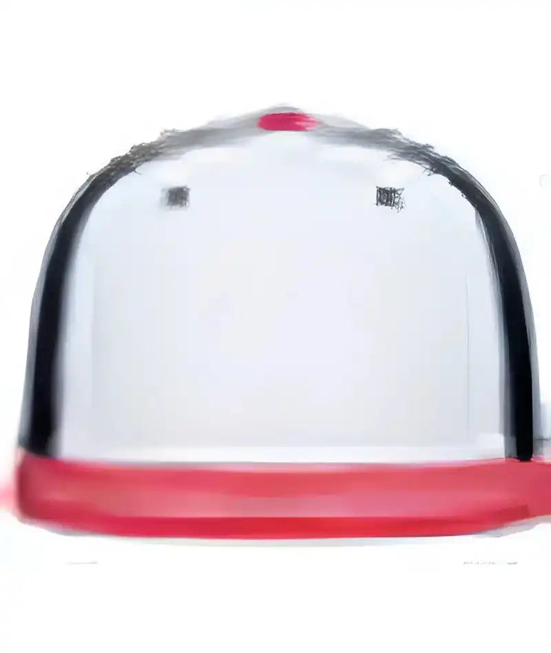 Pacific Headwear Es471 Premium Lightweight Perforated Pacflex Coolcore Cap - White Navy Red - 6 1/2’’ 7’’