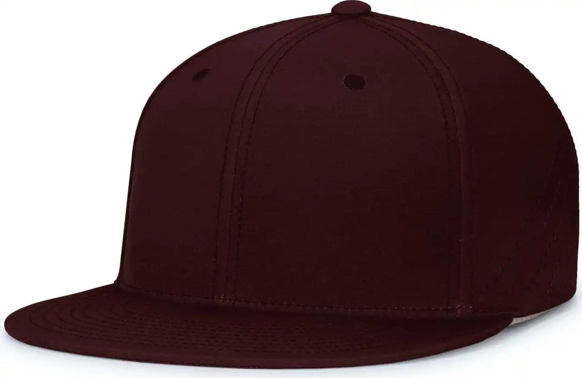 Pacific Headwear Es471 Premium Lightweight Perforated Pacflex Coolcore Cap Maroon / 6 1/2’’ 7’’