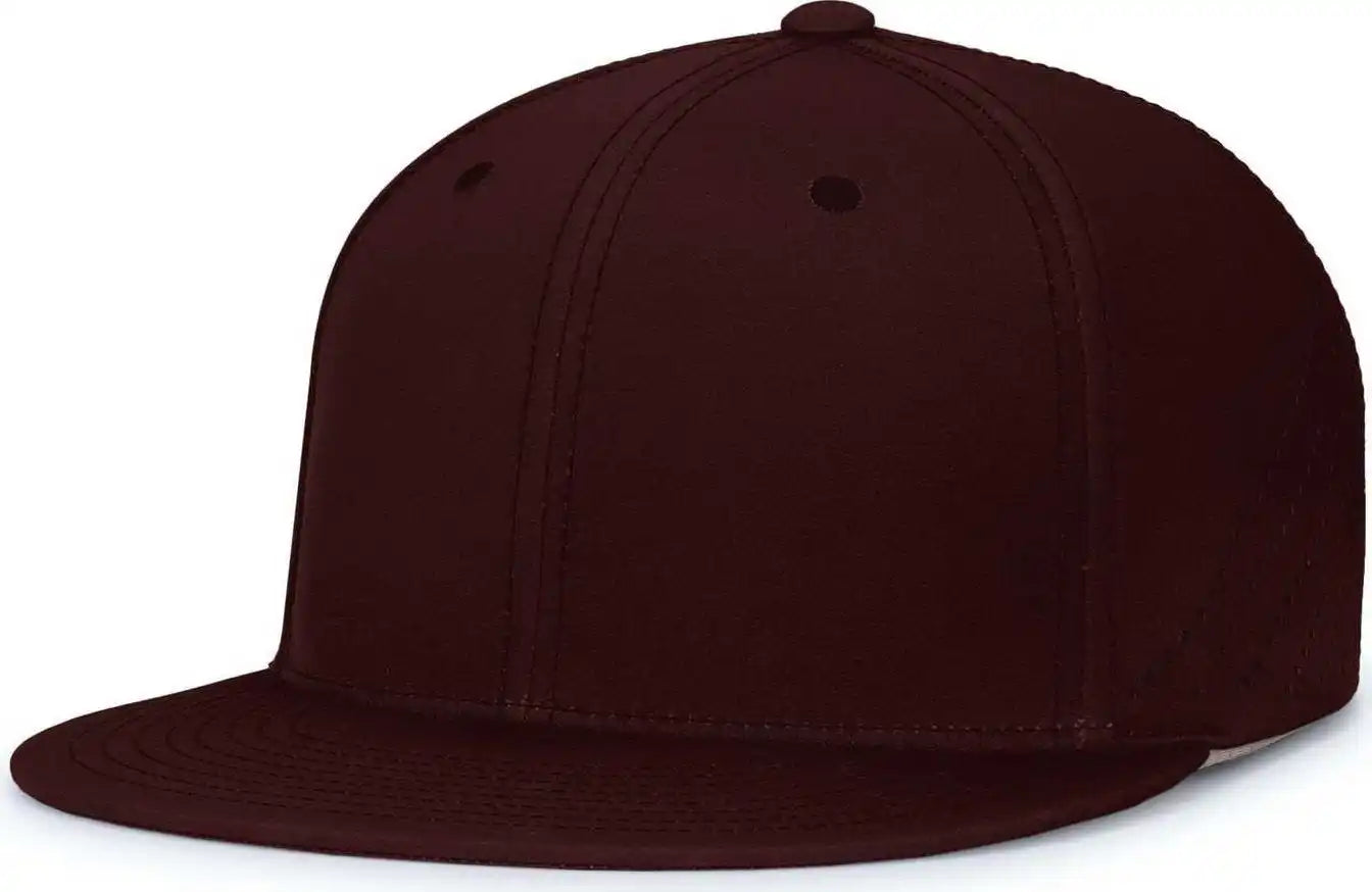 Pacific Headwear Es471 Premium Lightweight Perforated Pacflex Coolcore Cap - Maroon - 6 1/2’’ 7’’