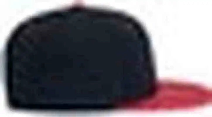 Pacific Headwear Es471 Premium Lightweight Perforated Pacflex Coolcore Cap - Black Red