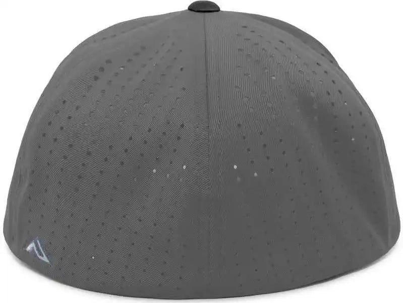 Pacific Headwear Es474 Perforated F3 Performance Flexfit Cap - Graphite Black
