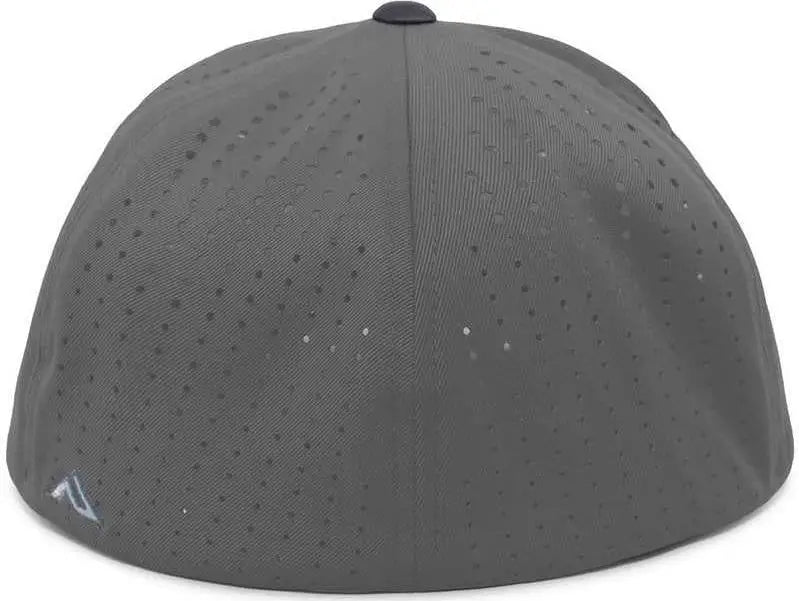 Pacific Headwear Es474 Perforated F3 Performance Flexfit Cap - Graphite Navy